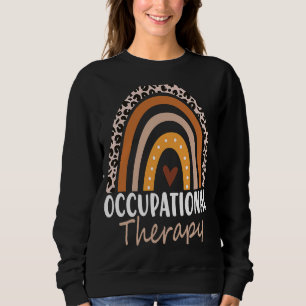 Sweatshirt Thérapie ergothérapie OT Thérapiste OT Mois Leopar