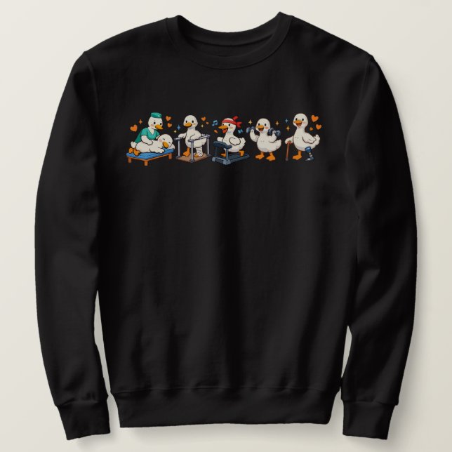 Sweatshirt Thérapie physique Silly Goose , Physiothérapeute  (Design devant)