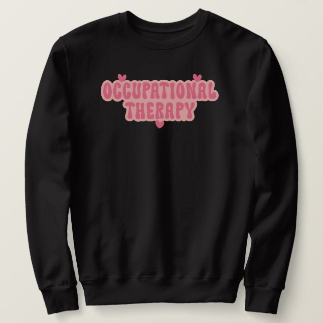 Sweatshirt Thérapie professionnelle OT (Design devant)