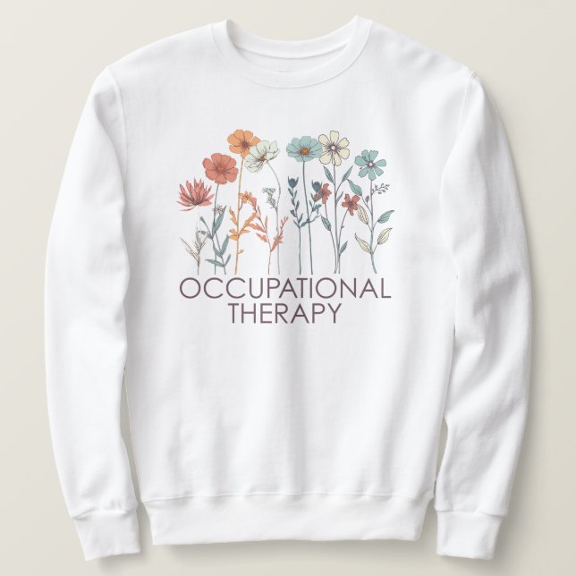 Sweatshirt Thérapie professionnelle OT (Design devant)