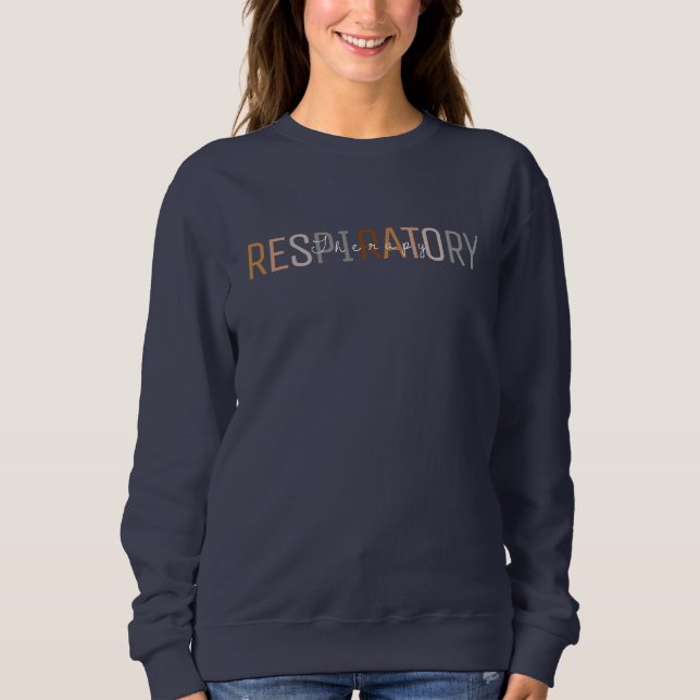 Sweatshirt Thérapie respiratoire (mélanger les couleurs avec  (Devant)