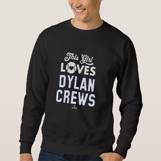 Sweatshirt This Girl Loves Dylan Crews Washington Baseball ML (Devant)