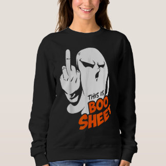 Sweatshirt This Is Boo Sheet Ghost Retro Halloween Costume Me