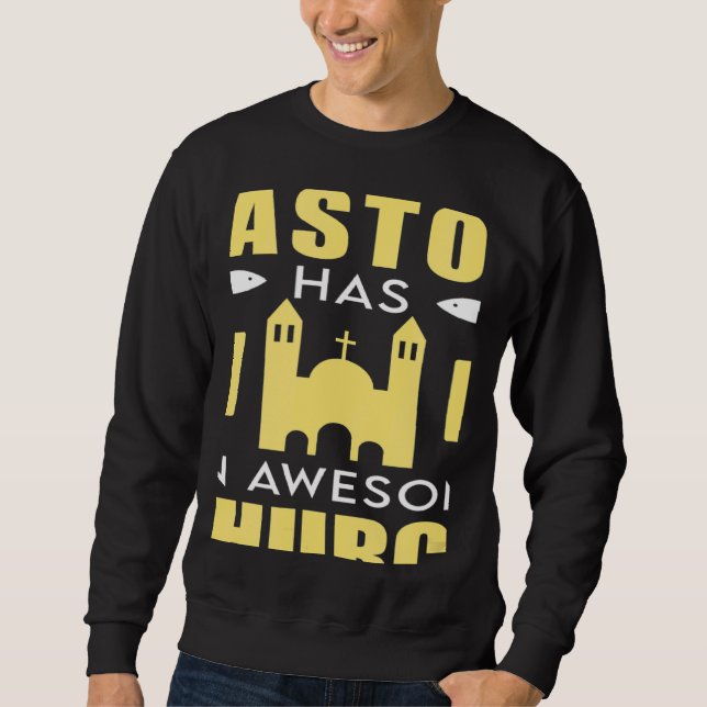 Sweatshirt This Pastor Has An Awesome Church Clergy Appreciat (Devant)
