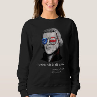 Sweatshirt Thomas Jefferson Patriotique de la Grande-Bretagne