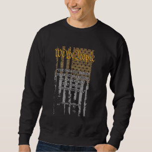 Sweatshirt Thomas Jefferson We The People Liberty 4 juillet Q