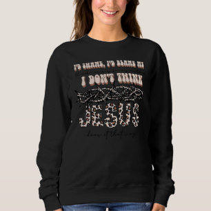 Sweatshirt Thorn Leopard Religieux Inspirationnel Christian Q