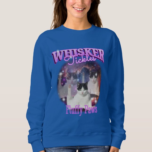 Sweatshirt Tickets WHISKER et pattes de flufy (Devant)