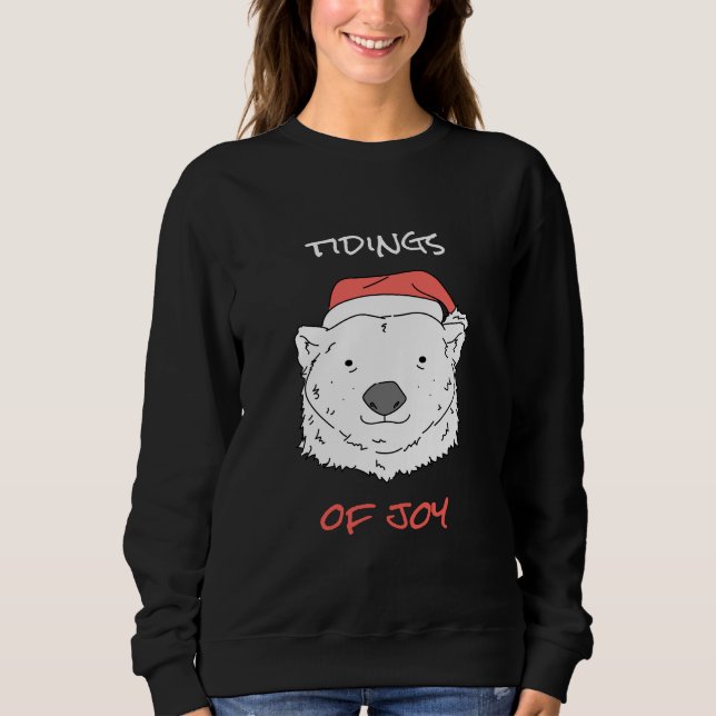 Sweatshirt Tidings Of Joy Christmas (Devant)