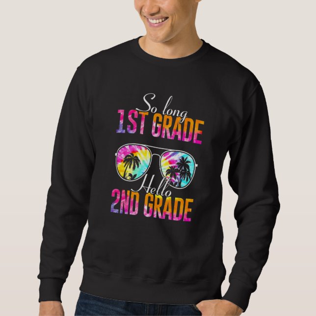 Sweatshirt Tie Dye So Long 1ère année Bonjour 2e année Enseig (Devant)