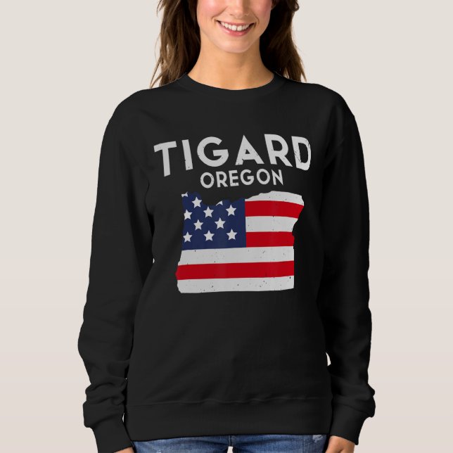 Sweatshirt Tigard Oregon USA State America Travel Oregon (Devant)