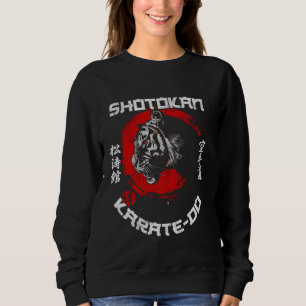Sweatshirt Tiger Karate Symbole shotokan Dojo entraînement ka