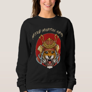 Sweatshirt Tiger Samurai Chef MIXED MARTIAL ART Cage Fighter