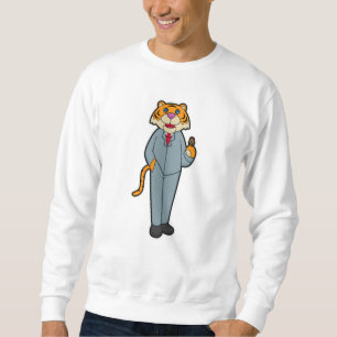 Sweatshirt Tigre comme marié avec alliance