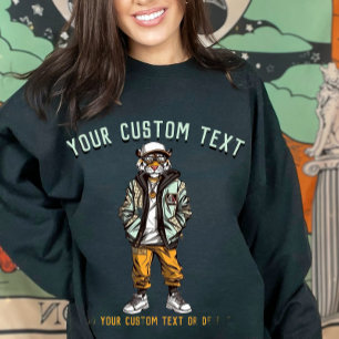 Sweatshirt Tigre Cool Animal Fashion Style