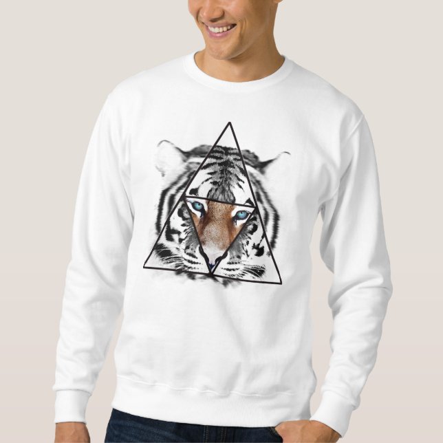 Sweatshirt Tigre de hippie (Devant)