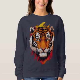 Sweatshirt Tigre majestueux- symbole de puissance, de courage