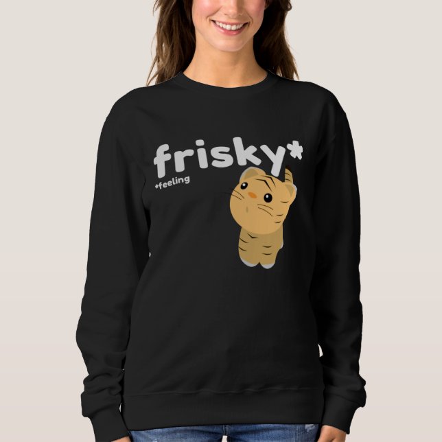 Sweatshirt Tigre mignon à l'air fringant (Devant)