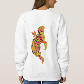Sweatshirt Tigre Néon Surréaliste