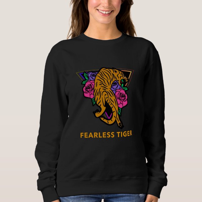 Sweatshirt Tigre sans peur (Devant)
