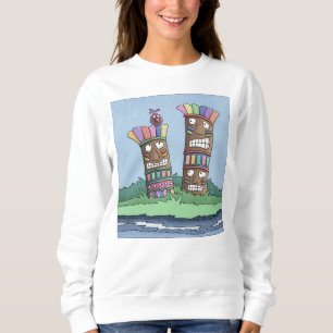 Sweatshirt Tiki Bird Rosebud