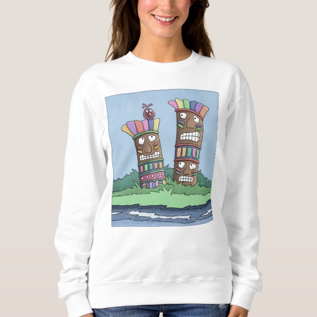 Sweatshirt Tiki Bird Rosebud (Devant)