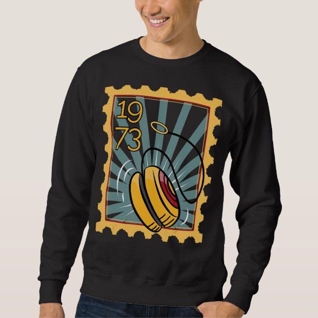 Sweatshirt Timbre Postal Avec Yo Yo 1973 (Devant)