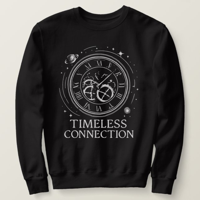 Sweatshirt Timeless Connection: Clockwork Universe (Design devant)