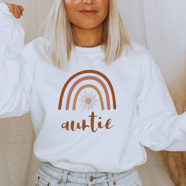 Sweatshirt TINLEY Boho Burange Rainbow Sun Tante (Créateur téléchargé)