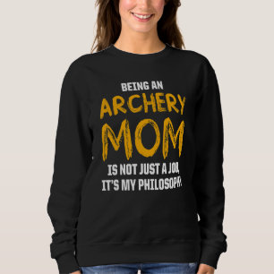 Sweatshirt Tir à l'arc Maman Mère 12
