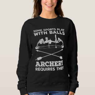 Sweatshirt Tir Sur La Bow Pour Un Archer À La Bow