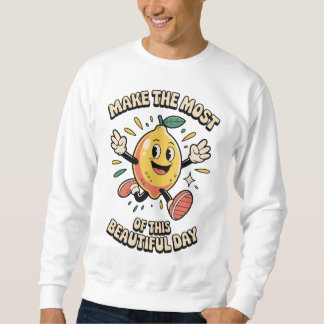 Sweatshirt Tirez le maximum – Lemon Power pour hommes