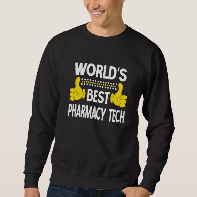 Sweatshirt Titre de l'emploi de la meilleure technologie en p (Devant)