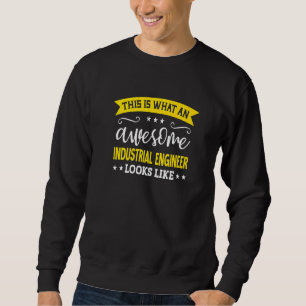 Sweatshirt Titre d'emploi d'ingénieur industriel employé indu