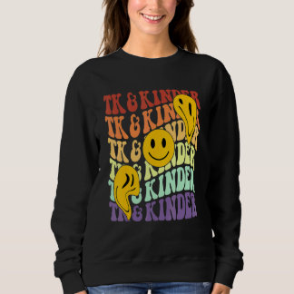 Sweatshirt TK and Kinder retro smile face Back To School kind