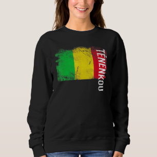 Sweatshirt Tnenkou Mali Drapeau Pour Maliens Hommes Femmes En