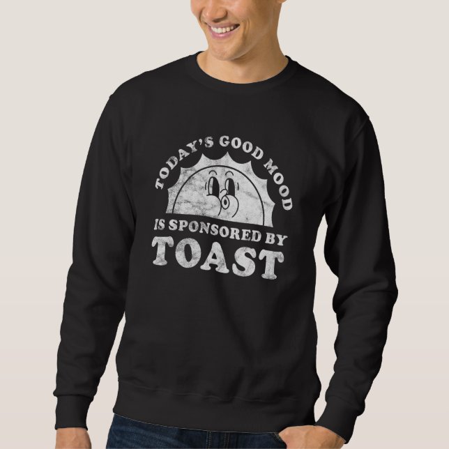 Sweatshirt Toast Vintage rétro (Devant)