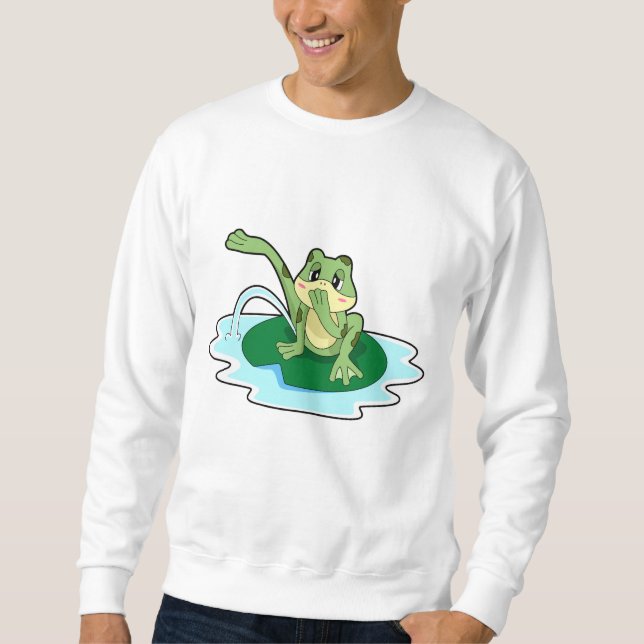 Sweatshirt Toilette de grenouille (Devant)