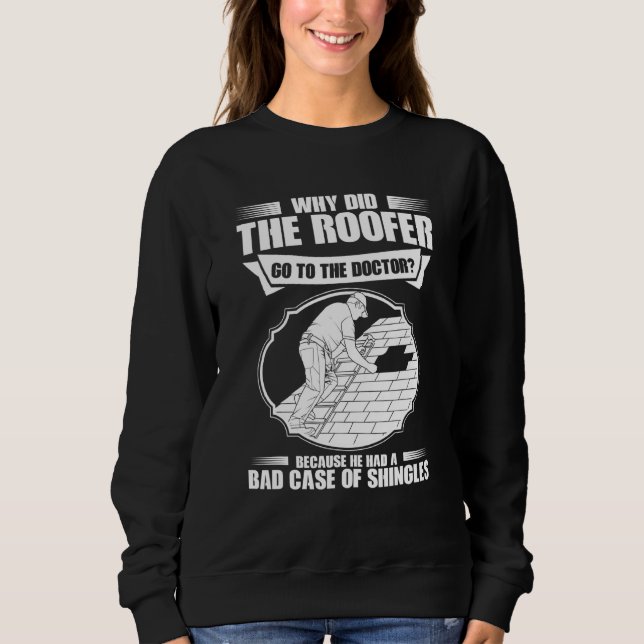 Sweatshirt Toit Mauvais Coque De Toit Roofer (Devant)