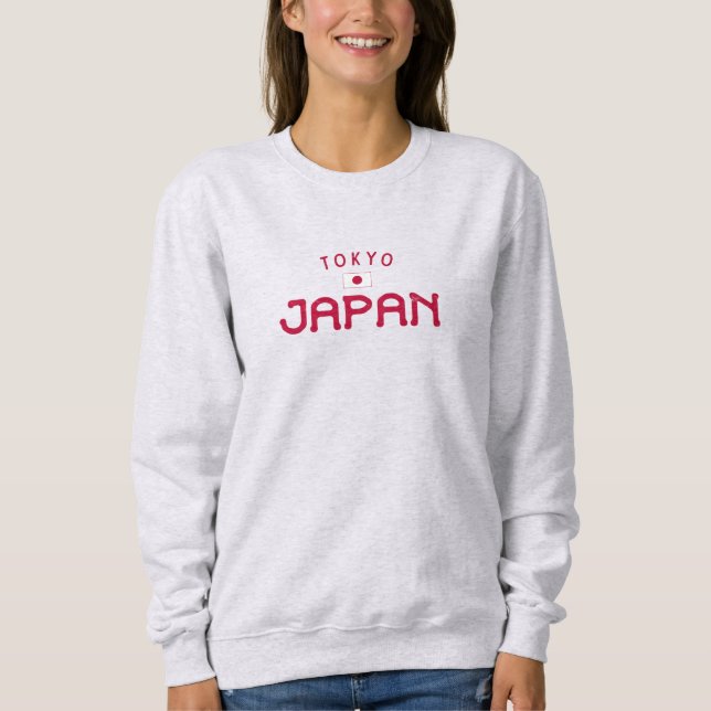 Sweatshirt Tokyo Japon en détresse (Devant)