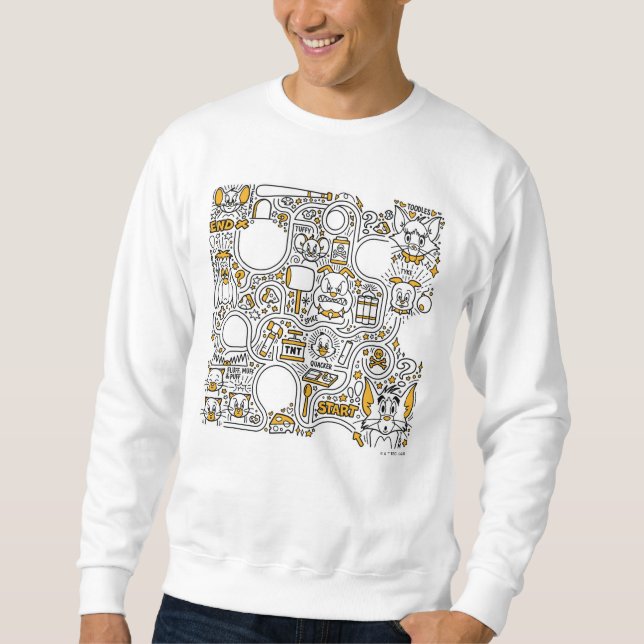 Sweatshirt Tom et Jerry Doodle Art (Devant)