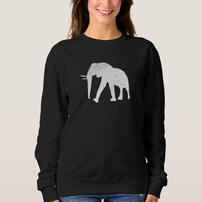 Sweatshirt Ton Animal Esprit Est L'Éléphant (Devant)
