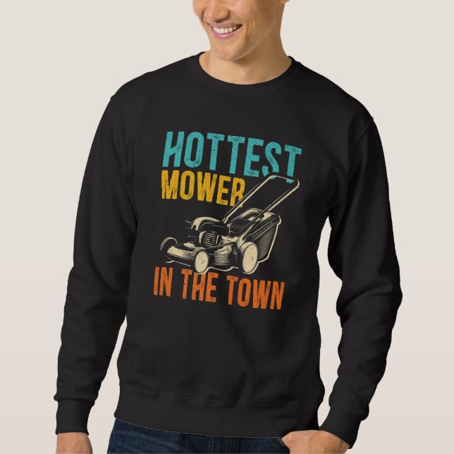 Sweatshirt Tondeuse à gazon la plus chaude pour hommes dans l (Devant)