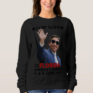 Sweatshirt Top Gov Ron Desantis Top Gov