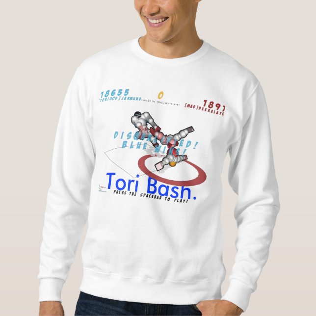 Sweatshirt toribash-1, coup de tores (Devant)