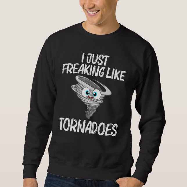 Sweatshirt Tornade Pour Hommes Femmes Tempête Météo Météorolo (Devant)