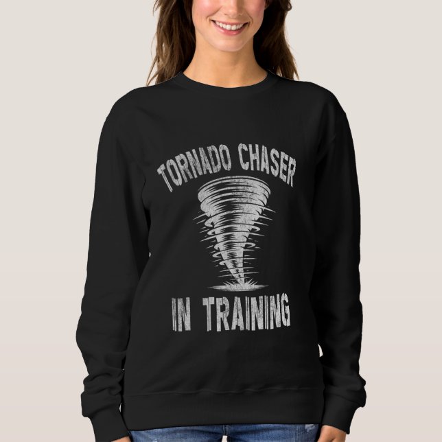 Sweatshirt Tornado Chaser En Formation - Storm Hunter (Devant)