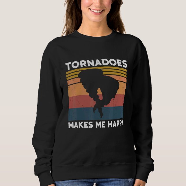 Sweatshirt Tornado Storm Hurricane Weather Meteorologist Torn (Devant)