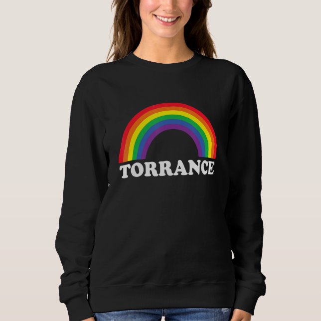Sweatshirt Torrance Rainbow LGBTQ Gay Pride Lesbians Queer (Devant)