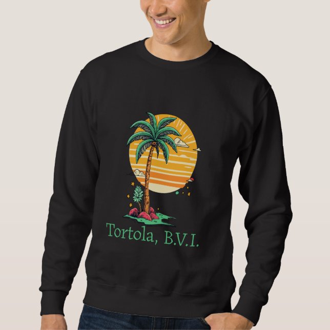 Sweatshirt Tortola BVI B.V.I British Virgin Islands Souvenir  (Devant)